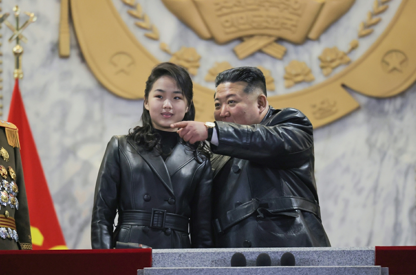 Kim Jong-un's daughter's appearance at military parade feeds growing status, succession speculation