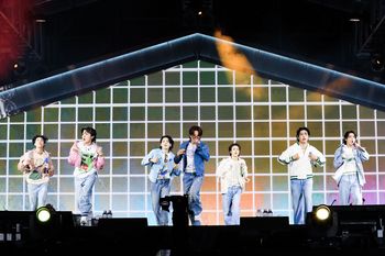 Boy band BTS performs at the Busan Asiad Main Stadium on Oct. 15, 2022. [BIGHIT MUSIC]